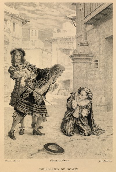 Les fourberies de Scapin autorstwa Moliere