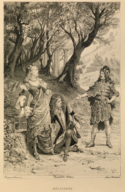 Melicerte de Moliere autorstwa Maurice Leloir