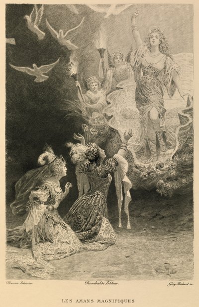 Wspaniali kochankowie Moliera autorstwa Maurice Leloir