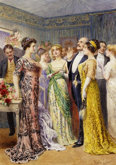 Sceny z La Rampe autorstwa Maurice Leloir