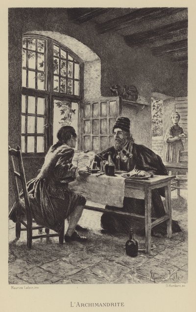 Archimandryta (rycina) autorstwa Maurice Leloir
