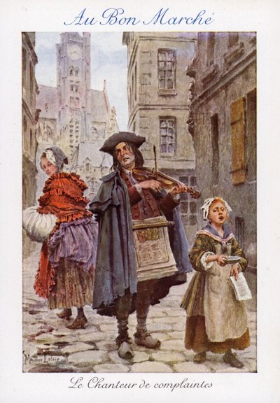 Piosenkarka skarg (kolor lito) autorstwa Maurice Leloir