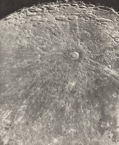 Zdjęcie Promieniowanie księżycowe z Tycho - faza wstępująca, 1899 autorstwa Maurice Loewy