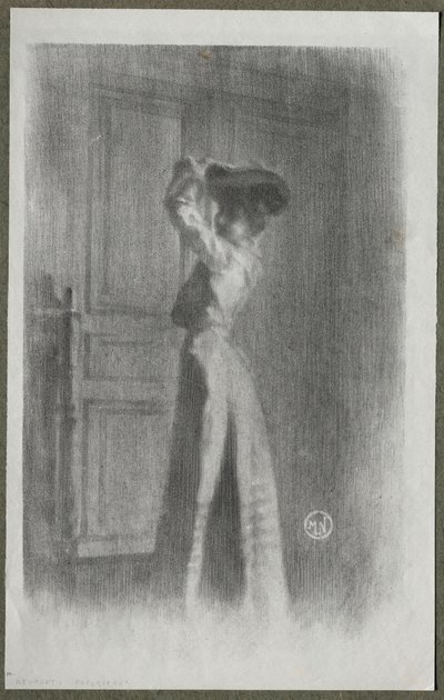 Modna kobieta, ok. 1900. autorstwa Maurice Louis Henri Neumont