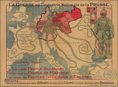 Już w 1788 r. Mirabeau powiedział - Wojna jest narodowym przemysłem Prus autorstwa Maurice Neumont