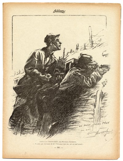 La Baionnette, satyra BW autorstwa Maurice Neumont