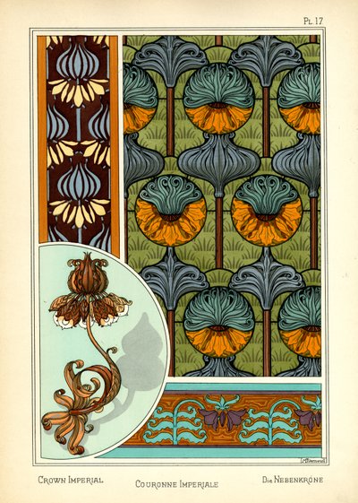 The Crown Imperial (kolor lito) autorstwa Maurice Pillard Verneuil