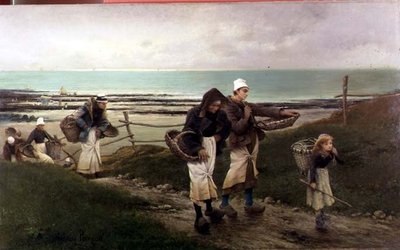 Scena bretońska autorstwa Maurice Poirson