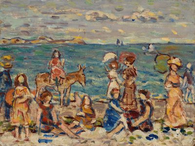 Na plaży autorstwa Maurice Prendergast