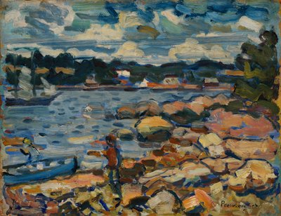 Brooksville, Maine (Rzeka i Skały) autorstwa Maurice Prendergast
