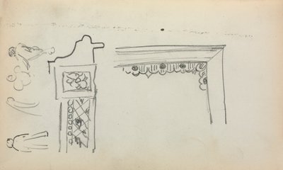 Włoski szkicownik: Detale i figury architektoniczne (strona 199) autorstwa Maurice Prendergast