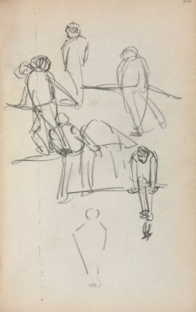 Włoski szkicownik: Rysunki (strona 200) autorstwa Maurice Prendergast