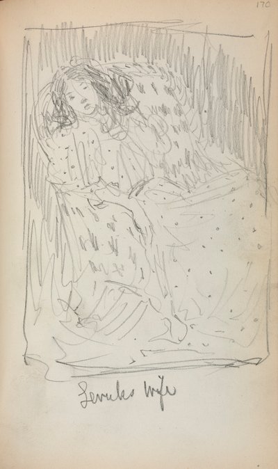 Włoski szkicownik: Żona Lewuka (strona 170) autorstwa Maurice Prendergast