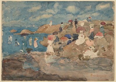 Revere Beach autorstwa Maurice Prendergast