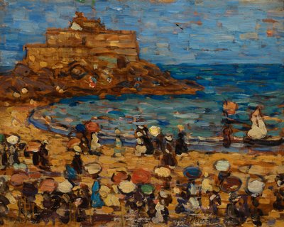 Seascape – św. Mâlo autorstwa Maurice Prendergast