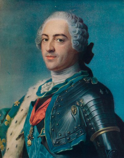 Ludwik XV, 1748 autorstwa Maurice Quentin de La Tour