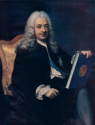 Philibert Orry de Vignory, c1737 autorstwa Maurice Quentin de La Tour