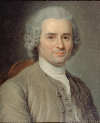 Portret Jean-Jacques Rousseau 1712-1778. autorstwa Maurice Quentin de La Tour