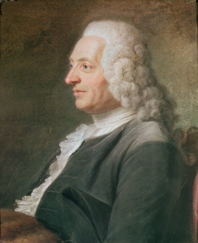 Portret, prawdopodobnie prezydent Hénault (pasel na papierze) autorstwa Maurice Quentin de La Tour