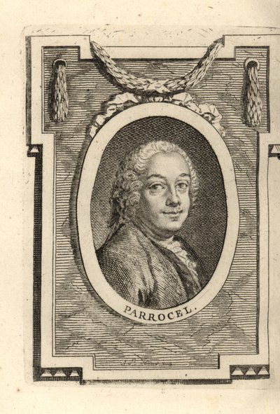 Charles Parrocel, francuski malarz. autorstwa Maurice Quentin de la (after) Tour