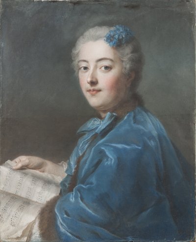 Marie Sophie de Courcillon, księżna Picquigny, księżniczka Rohanu (1713-1756), autorstwa La Toura, Maurice