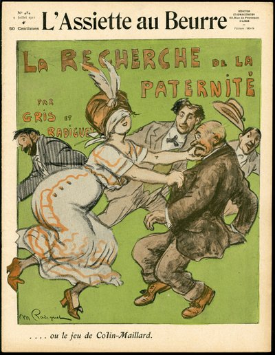 Okładka „L’Assiette au Beurre”, numer 484, Satyryczna w kolorach autorstwa Maurice Radiguet