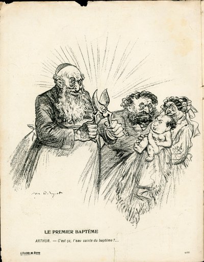 Talerz Maślany, numer 185, kolor satyryczny autorstwa Maurice Radiguet