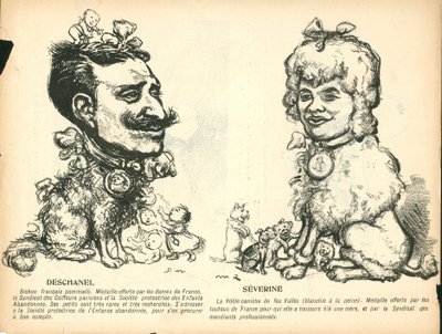 Talerz Maślany, numer 191, Satyryczny w Kolorach autorstwa Maurice Radiguet