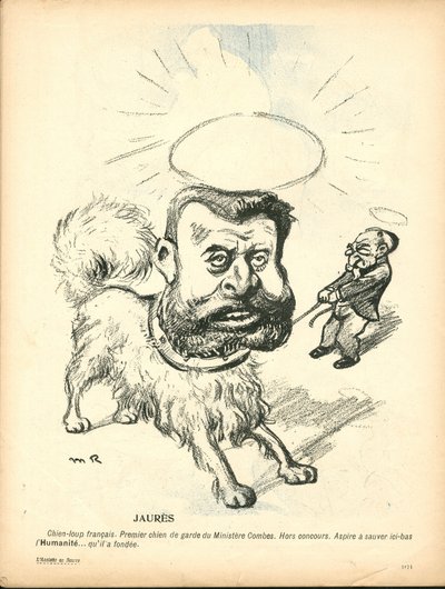 Talerz Maślany, numer 191, w kolorze satyrycznym autorstwa Maurice Radiguet