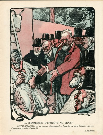 Talerz Maślany, numer 210, w kolorze satyrycznym autorstwa Maurice Radiguet