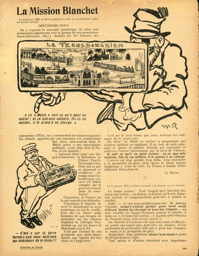 Talerz Maślany, numer 353, w kolorze satyrycznym autorstwa Maurice Radiguet