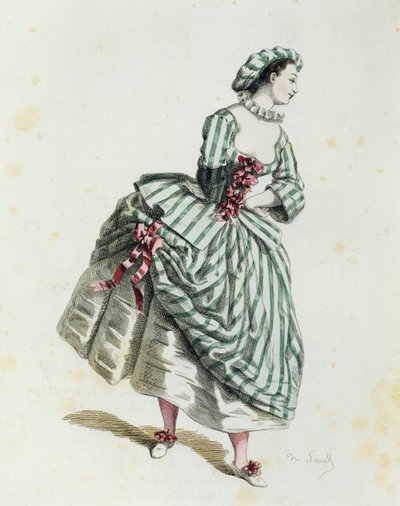 Corallina w 1744, Maurice Sand (1823-1889) autorstwa Maurice Sand