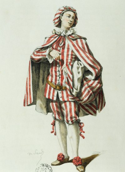 Mezzetino, Maurice Sand (1823-1889) autorstwa Maurice Sand