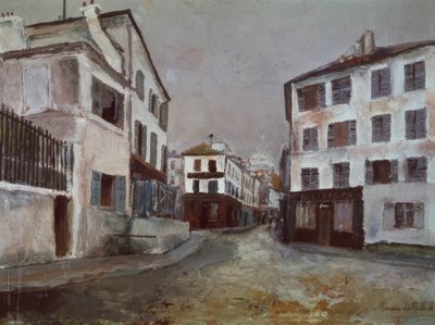 Ulica Norvins autorstwa Maurice Utrillo
