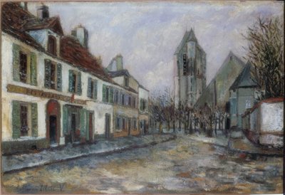 plac wiejski autorstwa Maurice Utrillo
