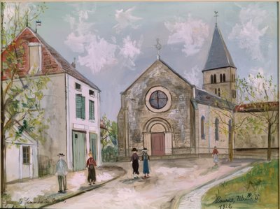 Kościół w Simandre autorstwa Maurice Utrillo