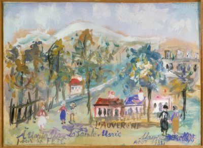 Auvergne, La Sainte-Marie autorstwa Maurice Utrillo