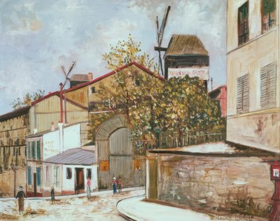 Młyn Galette autorstwa Maurice Utrillo