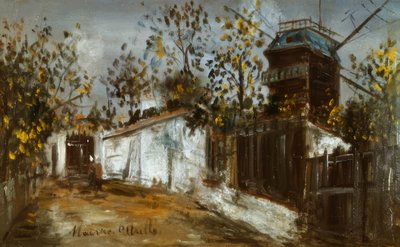 Młyn Galette autorstwa Maurice Utrillo