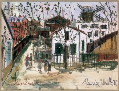 Montmartre autorstwa Maurice Utrillo