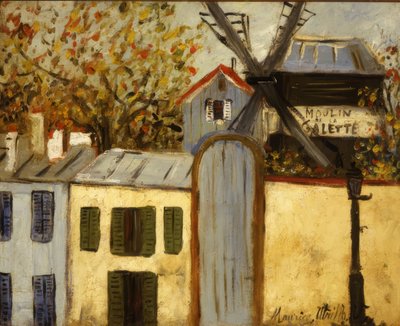 Młyn Galette autorstwa Maurice Utrillo