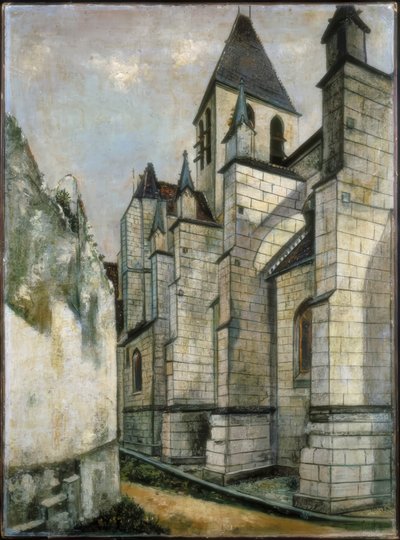 Notre-Dame w Étampes autorstwa Maurice Utrillo
