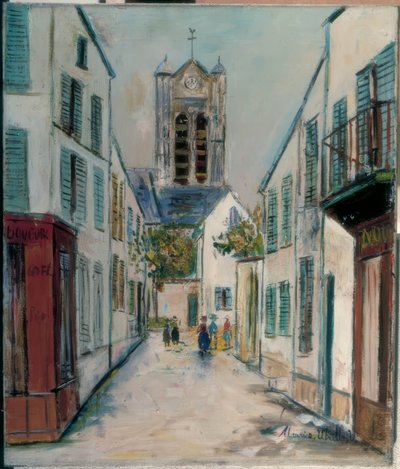 ulica Pariser Straße autorstwa Maurice Utrillo