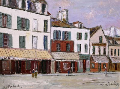 Restauracja Mere Catherine, Montmartre autorstwa Maurice Utrillo