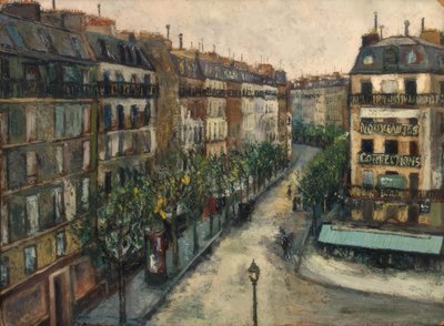 Ulica Custine w Montmartre autorstwa Maurice Utrillo