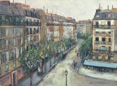 Ulica Custine w Montmartre autorstwa Maurice Utrillo