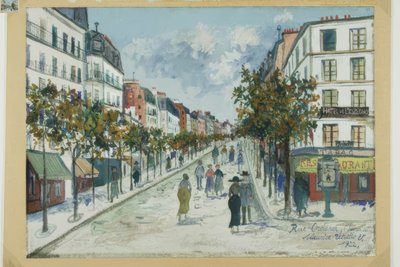Rue Ordener, Paryż autorstwa Maurice Utrillo
