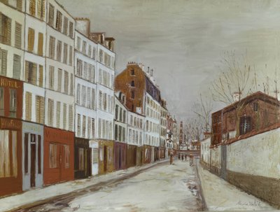 Ulica Poissonniers autorstwa Maurice Utrillo