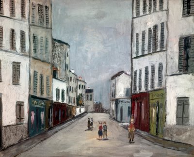 Ulica Mont-Cenis autorstwa Maurice Utrillo