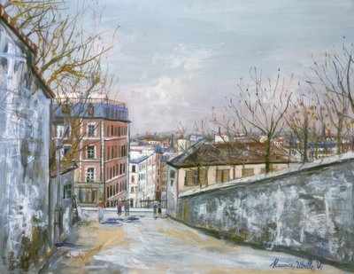Ulica Mont-Cenis autorstwa Maurice Utrillo